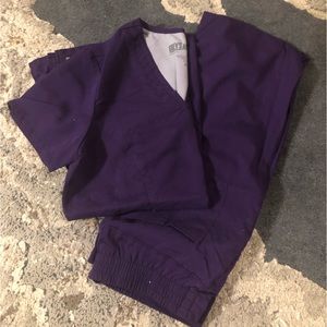 Grey’s Anatomy purple scrub set